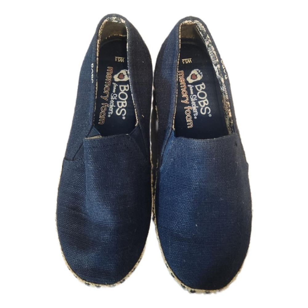 Skechers BOBS Women's Dark Blue Slip-Ons Size 5.5
